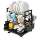 VINSANI 2 TIER DISH DRAINER BLACK 1010429 - Samanta Factory