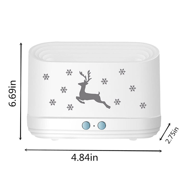 🔥 ELK FLAME HUMIDIFIER | Aroma Diffuser + Mood Lamp 💧 (Home Essential! £20) - Samanta Factory