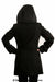 Womens Wool Feel Double Breasted Hooded Coat - Samanta Factory