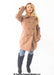 Womens Wool Feel Double Breasted Hooded Coat - Samanta Factory