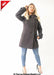 Womens Wool Feel Double Breasted Hooded Coat - Samanta Factory