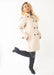 Womens Wool Feel Double Breasted Hooded Coat - Samanta Factory