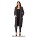 De La Creme - Womens Faux Wool Wrap Coat - Samanta Factory