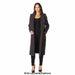 De La Creme - Womens Faux Wool Wrap Coat - Samanta Factory