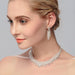 👑 "TikTok’s Bridal Obsession!" Silver Wedding Crown + Chains Set ✨ (From £12!) - Samanta Factory