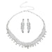 👑 "TikTok’s Bridal Obsession!" Silver Wedding Crown + Chains Set ✨ (From £12!) - Samanta Factory