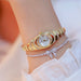 ✨ DIAMOND WATCH FOR WOMEN UK | Gold-Tone Luxury £15 (Fast Shipping!) - Samanta Factory