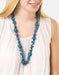 Handmade Feliz Necklace with acai seeds and tagua nuts, eco-friendly and organic jewelry
