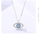 👁️‍🗨️ DEMON EYE NECKLACE | 925 Sterling Silver Adjustable Chain ✨ (Platinum Gift-Ready!) - Samanta Factory