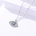 👁️‍🗨️ DEMON EYE NECKLACE | 925 Sterling Silver Adjustable Chain ✨ (Platinum Gift-Ready!) - Samanta Factory