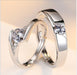 ✨ HIS & HERS DIAMOND-LOOK RINGS | 925 Silver Couple Bands 💍 (Adjustable Sizing! £12+) - Samanta Factory