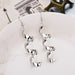 Shining Frosted Spiral Earrings - Samanta Factory