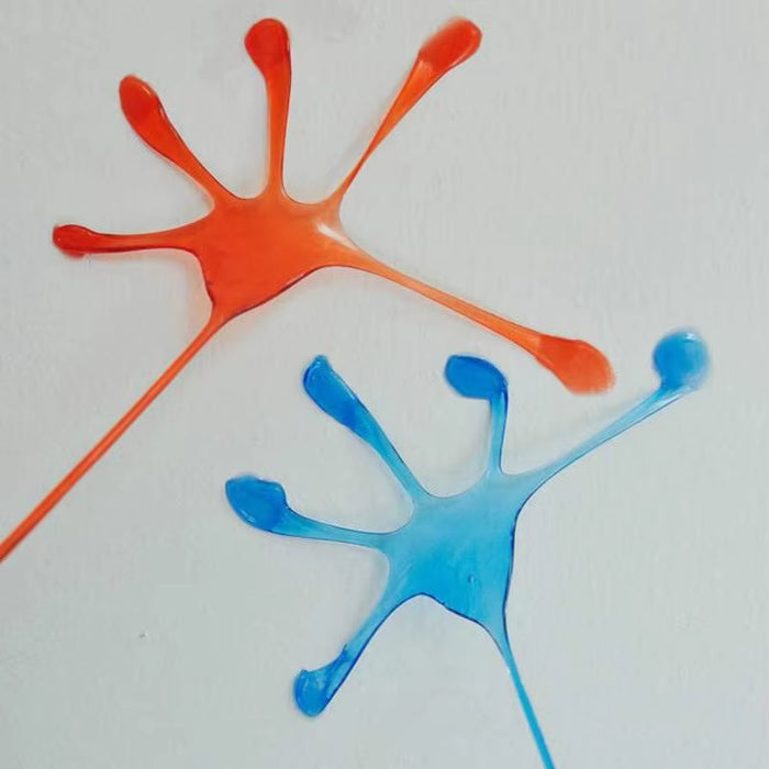 5-50 Pcs Kids Funny Sticky Hands Toy Palm Elastic Sticky Squishy Slap Palm Toy Kids Novelty Gift Party Favors Supplies