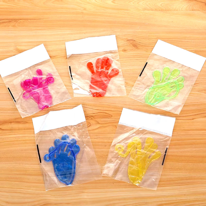 5-50 Pcs Kids Funny Sticky Hands Toy Palm Elastic Sticky Squishy Slap Palm Toy Kids Novelty Gift Party Favors Supplies