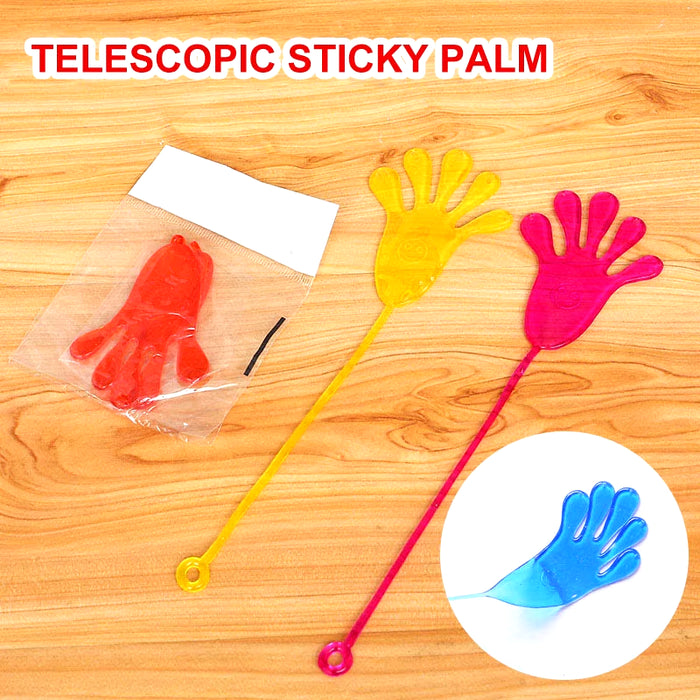 5-50 Pcs Kids Funny Sticky Hands Toy Palm Elastic Sticky Squishy Slap Palm Toy Kids Novelty Gift Party Favors Supplies