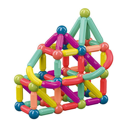 🧲 MAGNETIC STEM TOY SET | 80+ Building Blocks for Kids 🧩 (Ages 3+ | UK’s #1 Educational Toy!) - Samanta Factory