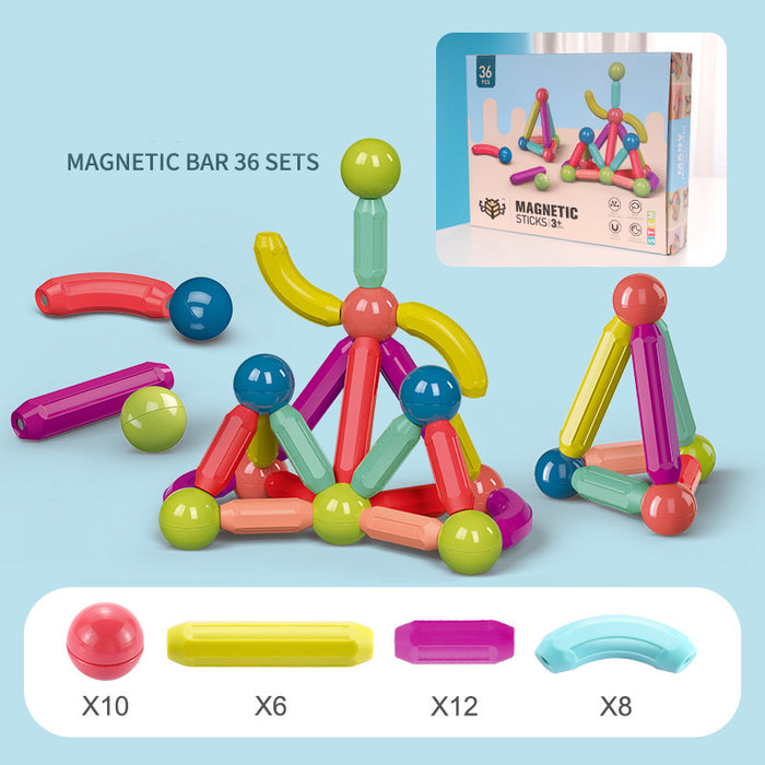 🧲 MAGNETIC STEM TOY SET | 80+ Building Blocks for Kids 🧩 (Ages 3+ | UK’s #1 Educational Toy!) - Samanta Factory