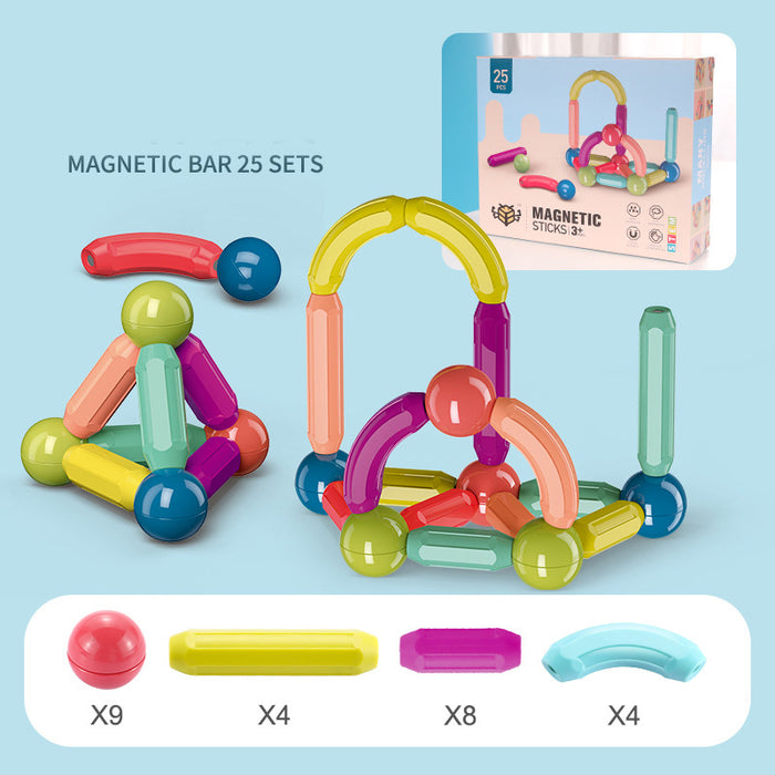 🧲 MAGNETIC STEM TOY SET | 80+ Building Blocks for Kids 🧩 (Ages 3+ | UK’s #1 Educational Toy!) - Samanta Factory
