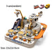Battery-Free Mechanical Rail Car Toy – STEM Track Maze for Kids Aged 3+

