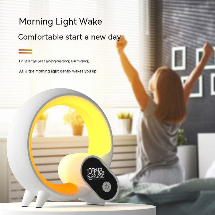 Amazing Colorful Kids Alarm Clock with Bluetooth Speaker & Audio Intelligence - Samanta Factory