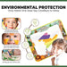 Magic Water Drawing Mat Coloring Doodle with Reusable Magic Pens Montessori Painting Board Educational Toys Kids Gift 100X80Cm