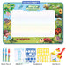 Magic water drawing mat for kids, large 100x80cm, eco-friendly, reusable, and mess-free creative play.