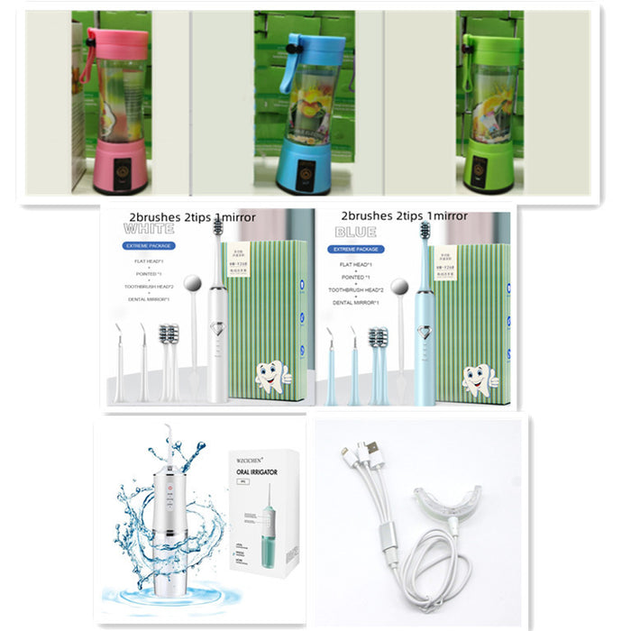 NutriBlend Go – 6-Blade USB Portable Blender | 380ml Smoothie,Juice Maker! 🍓⚡ - Samanta Factory