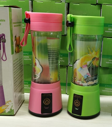 NutriBlend Go – 6-Blade USB Portable Blender | 380ml Smoothie,Juice Maker! 🍓⚡ - Samanta Factory