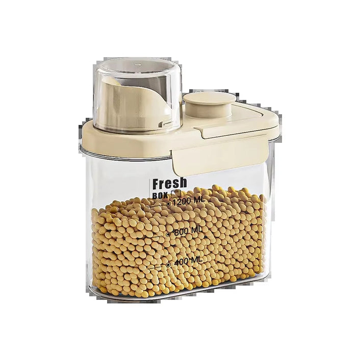 Triple-Sealed Airtight Food Storage Containers – BPA-Free Pantry Jars for Flour and Rice