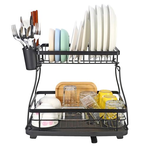 VINSANI BLACK DISH RACK 1010248 - Samanta Factory
