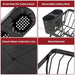 VINSANI BLACK DISH RACK 1010248 - Samanta Factory