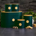 Neo Emerald Green Scandi 5 Piece Kitchen Canister Set - Samanta Factory