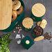 Neo Emerald Green Scandi 5 Piece Kitchen Canister Set - Samanta Factory