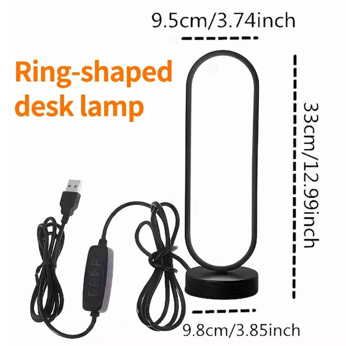 Ring LED Desktop Decorative Lamp – Letter G - Samanta Factory