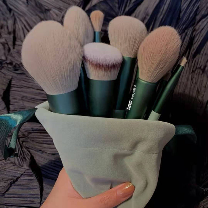 ✨ 13-PIECE MAKEUP BRUSH SET | Vegan & Cruelty-Free 🌱 (Full Face Kit for £10! UK Fast Ship) - Samanta Factory