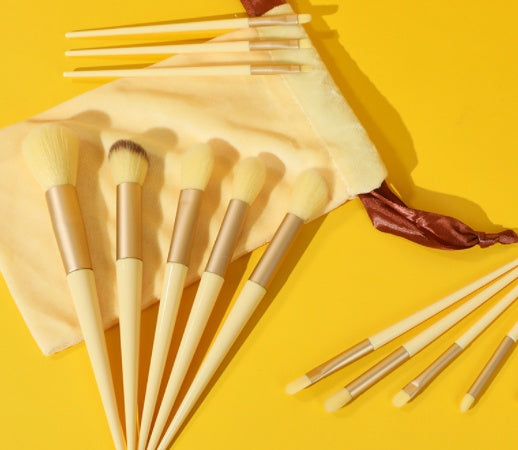 ✨ 13-PIECE MAKEUP BRUSH SET | Vegan & Cruelty-Free 🌱 (Full Face Kit for £10! UK Fast Ship) - Samanta Factory