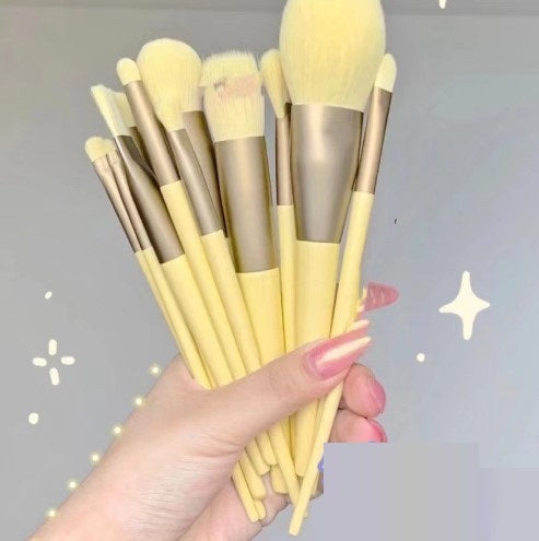 ✨ 13-PIECE MAKEUP BRUSH SET | Vegan & Cruelty-Free 🌱 (Full Face Kit for £10! UK Fast Ship) - Samanta Factory