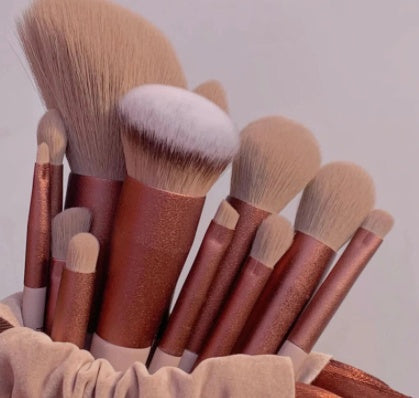 ✨ 13-PIECE MAKEUP BRUSH SET | Vegan & Cruelty-Free 🌱 (Full Face Kit for £10! UK Fast Ship) - Samanta Factory