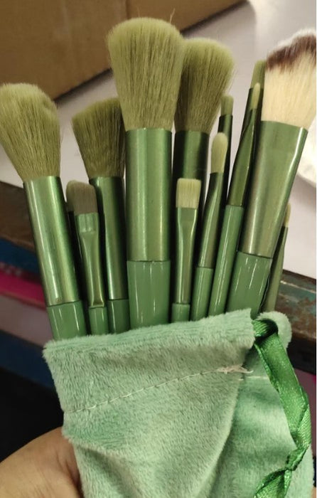 ✨ 13-PIECE MAKEUP BRUSH SET | Vegan & Cruelty-Free 🌱 (Full Face Kit for £10! UK Fast Ship) - Samanta Factory