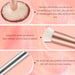 Professional 18-Piece Makeup Brush Set with Premium Synthetic Brushes and PU Leather Bag