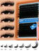 Cluster Lashes Kit Fluffy Individual Lashes Volume Mixed Tray Faux Mink Lashes Eyelash Extension Makeup