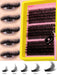 Cluster Lashes Kit Fluffy Individual Lashes Volume Mixed Tray Faux Mink Lashes Eyelash Extension Makeup