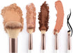  5-Piece Vegan Travel Makeup Brush Set with Stylish Storage Case