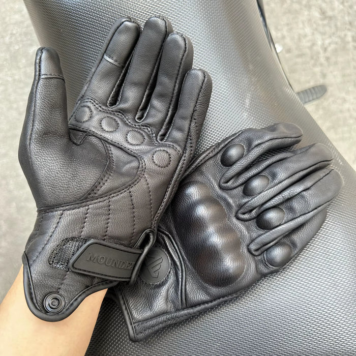 Motorcycle Gloves Men Women Moto Leather Cycling Winter Glove Motorbike Motorcross ATV Motor New S-3XL XXL Bicycle Protection