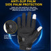 Ummer Breathable Full Finger Motorcycle Gloves Non-Slip Wear-Resistant Motocross Racing Gloves Touch Screen Moto Biker Gloves