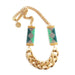 Priestess II Necklace - Pink / Green - Samanta Factory