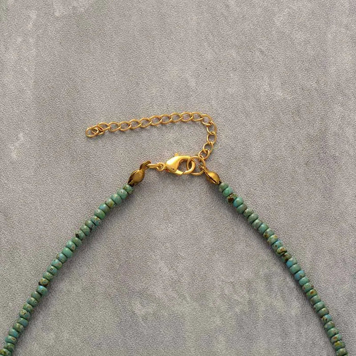 Amethyst Teardrop Necklace – Boho Gold Plated Pendant! 💎✨ - Samanta Factory
