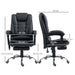 Vinsetto Executive Massage Chair | 6-Point Heated Vibration - PU Leather Office Throne w/ Footrest (£201.96) - Samanta Factory