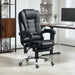 Vinsetto Executive Massage Chair | 6-Point Heated Vibration - PU Leather Office Throne w/ Footrest (£201.96) - Samanta Factory