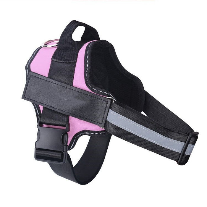 Personalized Dog Harness NO PULL Reflective Breathable Adjustable Pet Harness Vest For Small Large Dog Custom Patch Pet Supplies - Samanta Factory